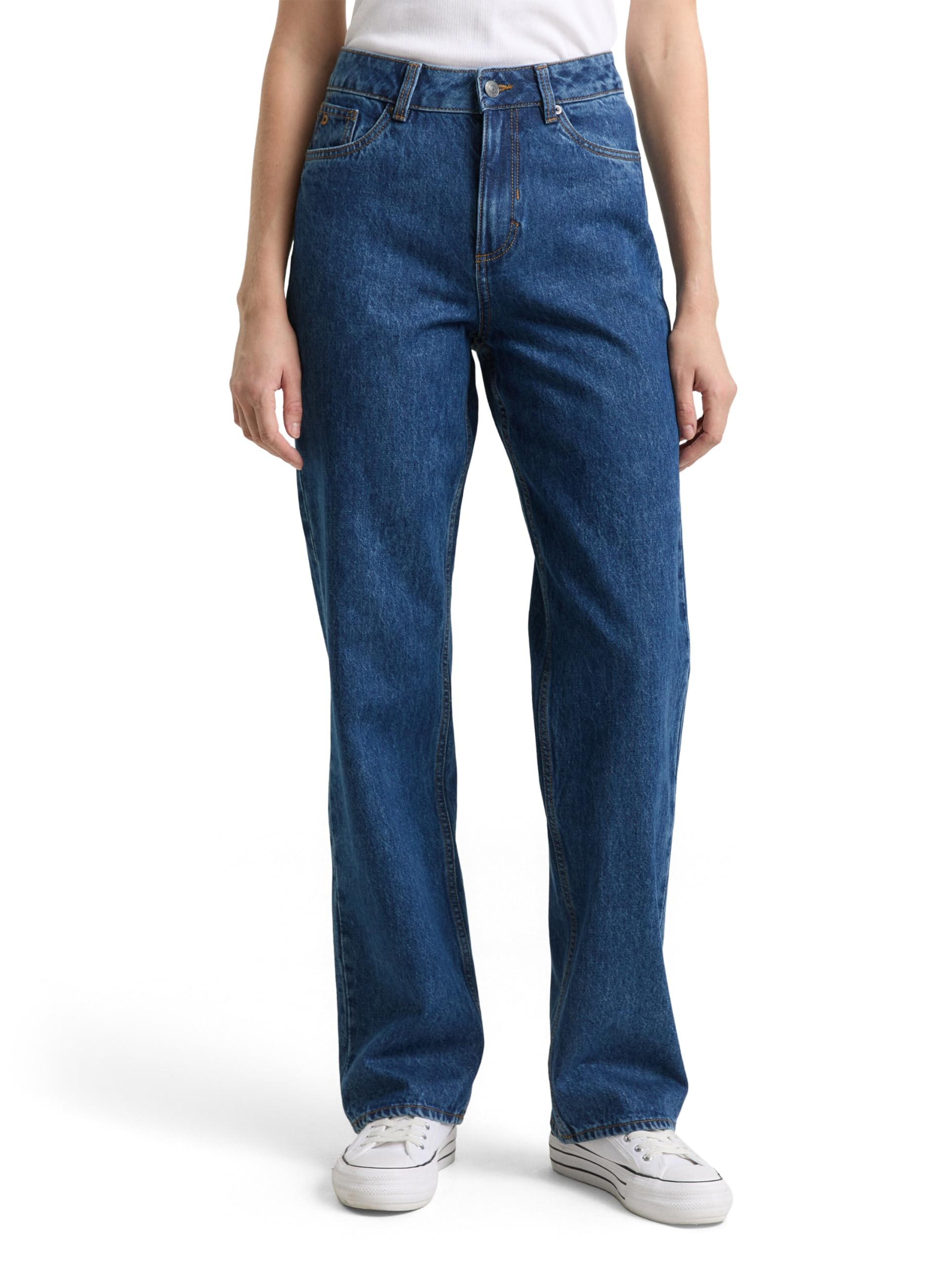 TOM TAILOR Denim Damen TTELIN Straight Jeans