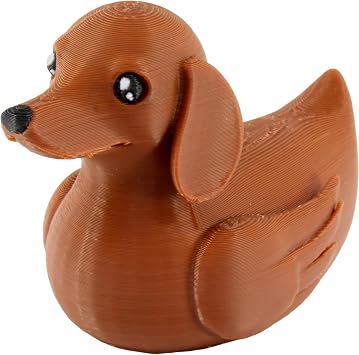 PowerTRC Dachshund Duck Figurine Duck for 4x4 Ducking, Fun Car Dashboard Accessory, Unique Dog Figure Gifts, Ducks for Cars 3D Printed in USA