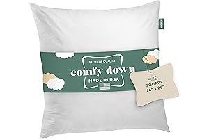 26x26 Down Pillow Insert: A Blend of Comfort and Durability