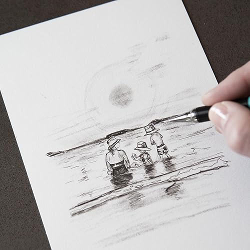 Miniatura 4 de Zebra Pen Zensations Drafix - Lápiz técnico, 0.035 in, indicador de grado de plomo verde azulado, 1 unidad