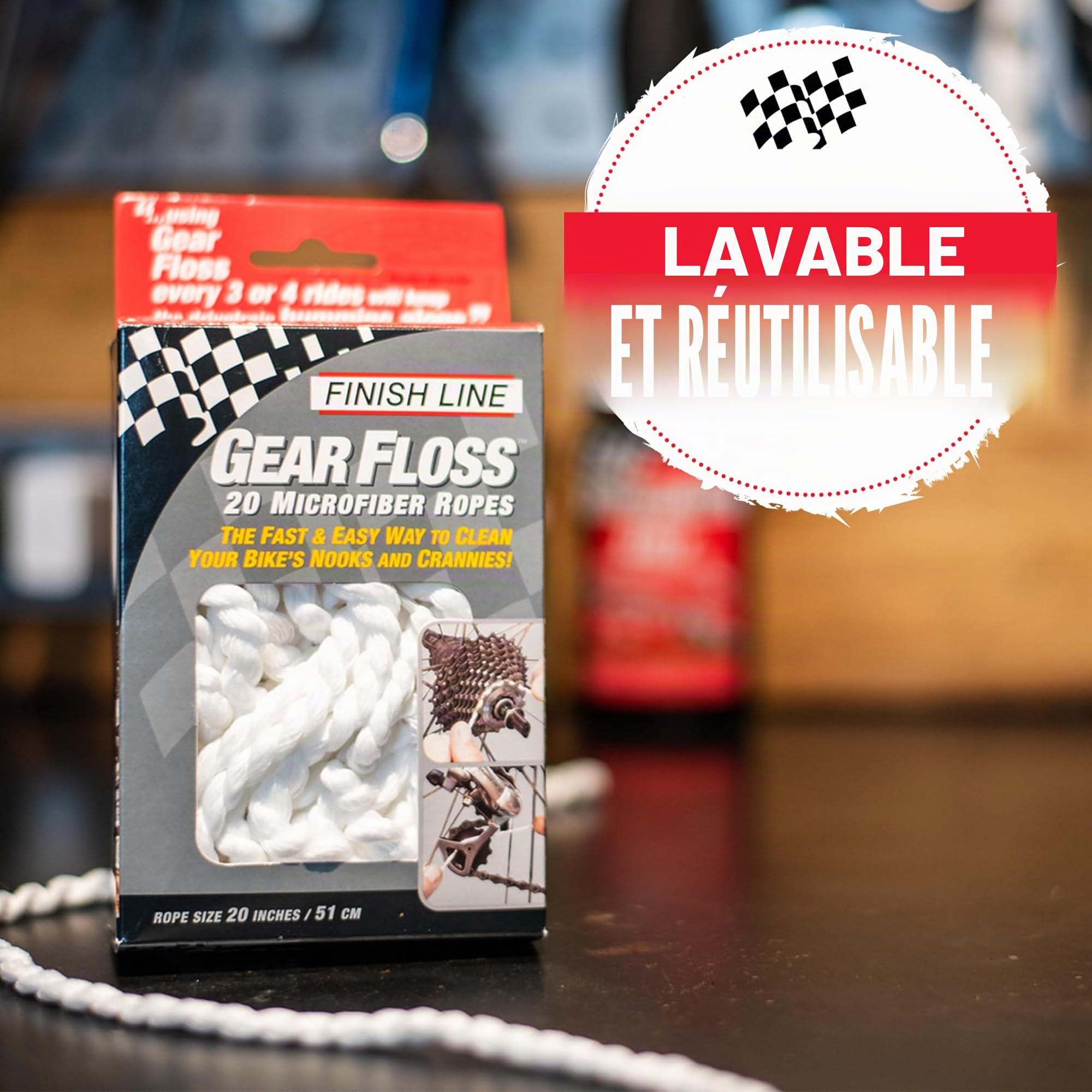 Finish Line Pack économique de fil d'engrenage