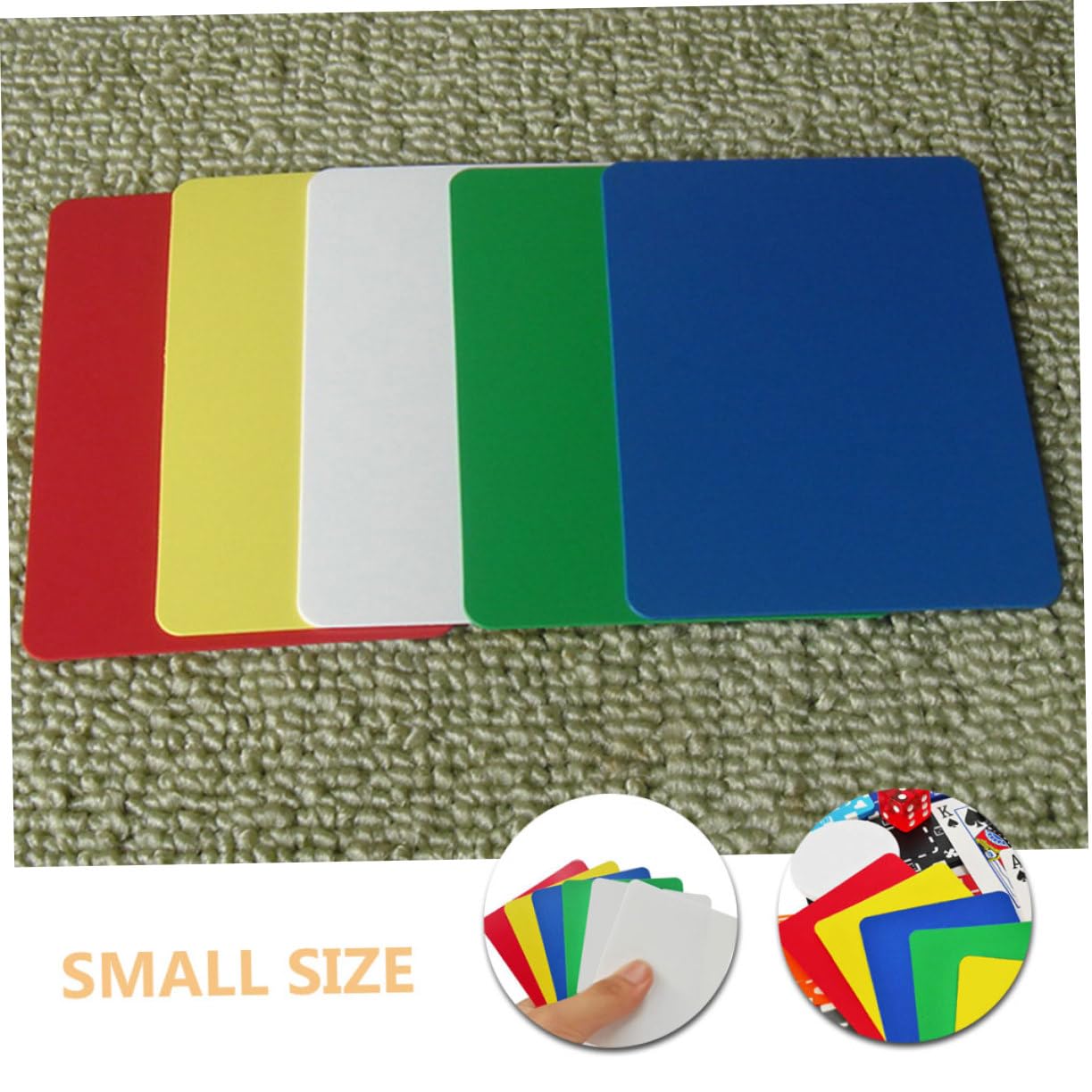 ibasenice 4sets Portable Poker Card Dispenser Poker Dealing Tools Pressing Cards Accessory Supplies 5pcs*4