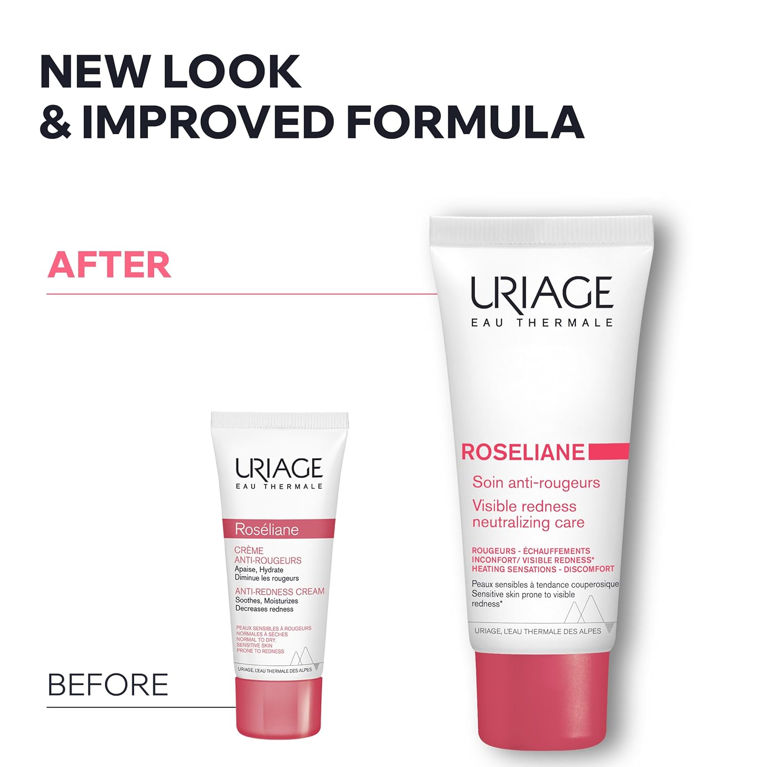 Uriage Roséliane Visible Redness-Neutralizing Rich Care With Red Algae + Ceramides + Shea Butter, Soothes, Nourishes & Reduces Visible Redness, Rich Face Care For Long-Lasting Comfort, Non-Comedogenic - Image 8