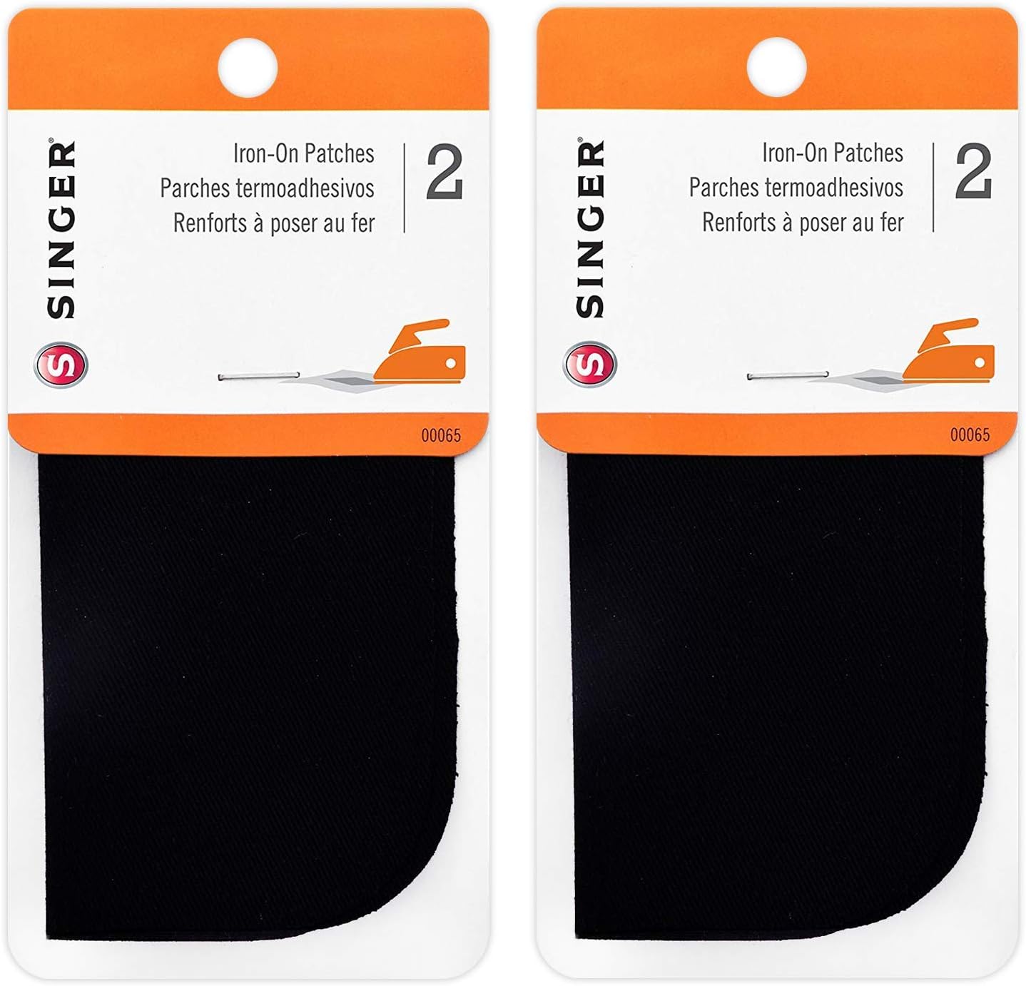 BONDEX 2 PEZZI DENIM BLU 5""x7"" FERRO SU PATCH DI RIPARAZIONE - Foto 11