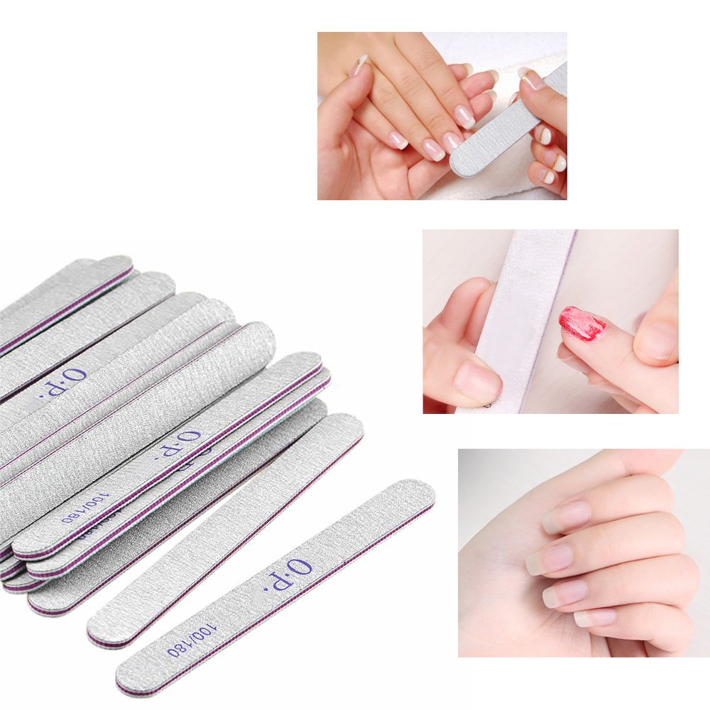 Buy 15pcs Professional Nail Files Double Sided Emery Boards for Nail