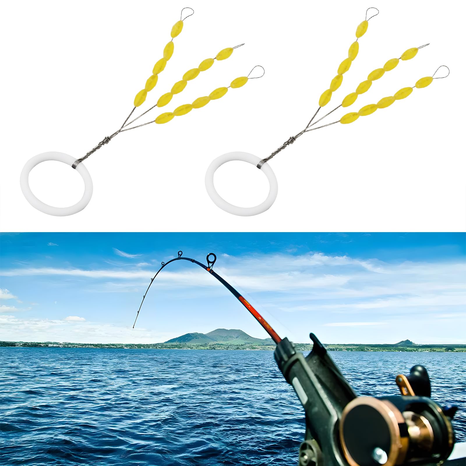 15PCS Fishing Float Stops for Securing Wagglers Used as Buffer for Various Fishing Tackle