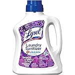 Lysol Disinfectant Laundry Sanitizer & Scent Booster, Laundry Detergent Additive, Color Safe Bleach Alternative, Laundry Odor Eliminator, Kills Bacteria & Viruses, Lavender Scent, 90 Fl Oz