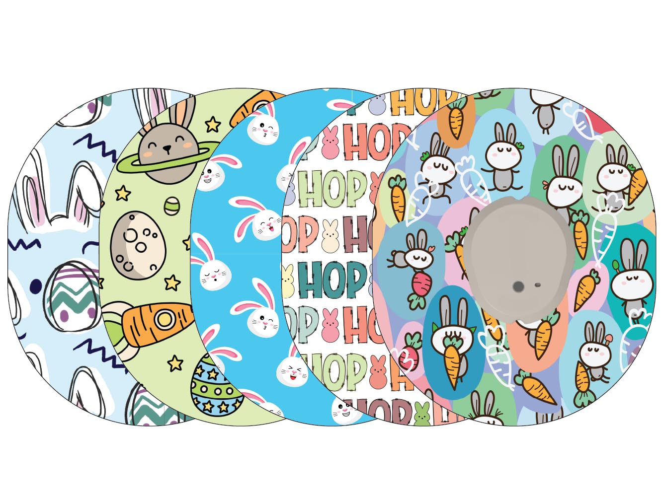 Glucomart Adhesive Patches for Dexcom G7 (5 Count) – Maximum Strength CGM Patches, Waterproof & Sweatproof, 10-Day+ Overpatch, Hypoallergenic Overlay