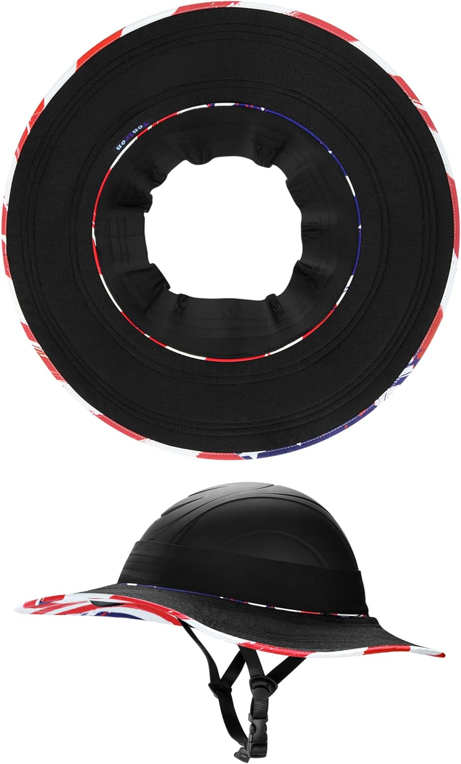 Tontron Horsriding Helmet Visor |Hard Hat Sunshade with Detachable Neck Flap