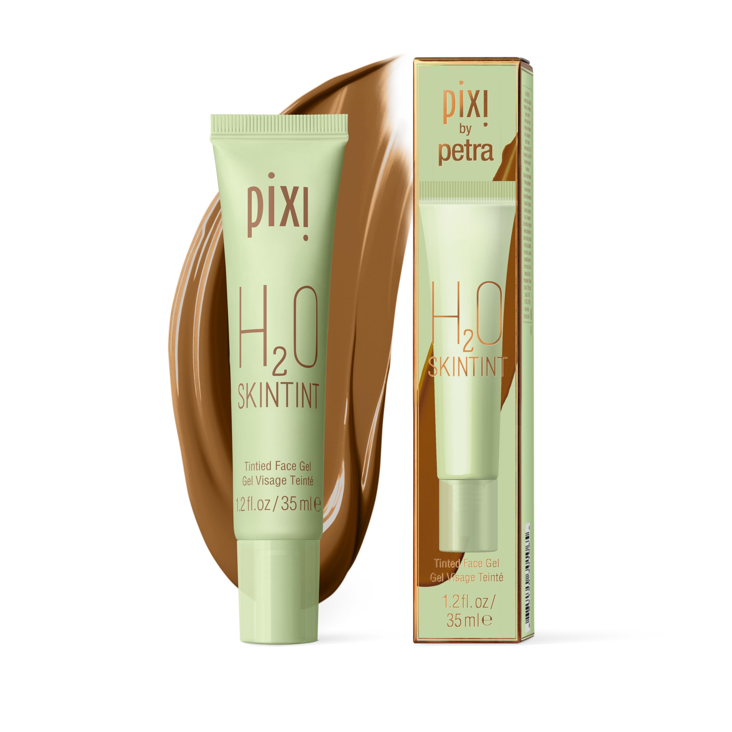 Pixi H2O SkinTint Tinted Face Gel Moisturizer SPF 35, 1.2 fl oz