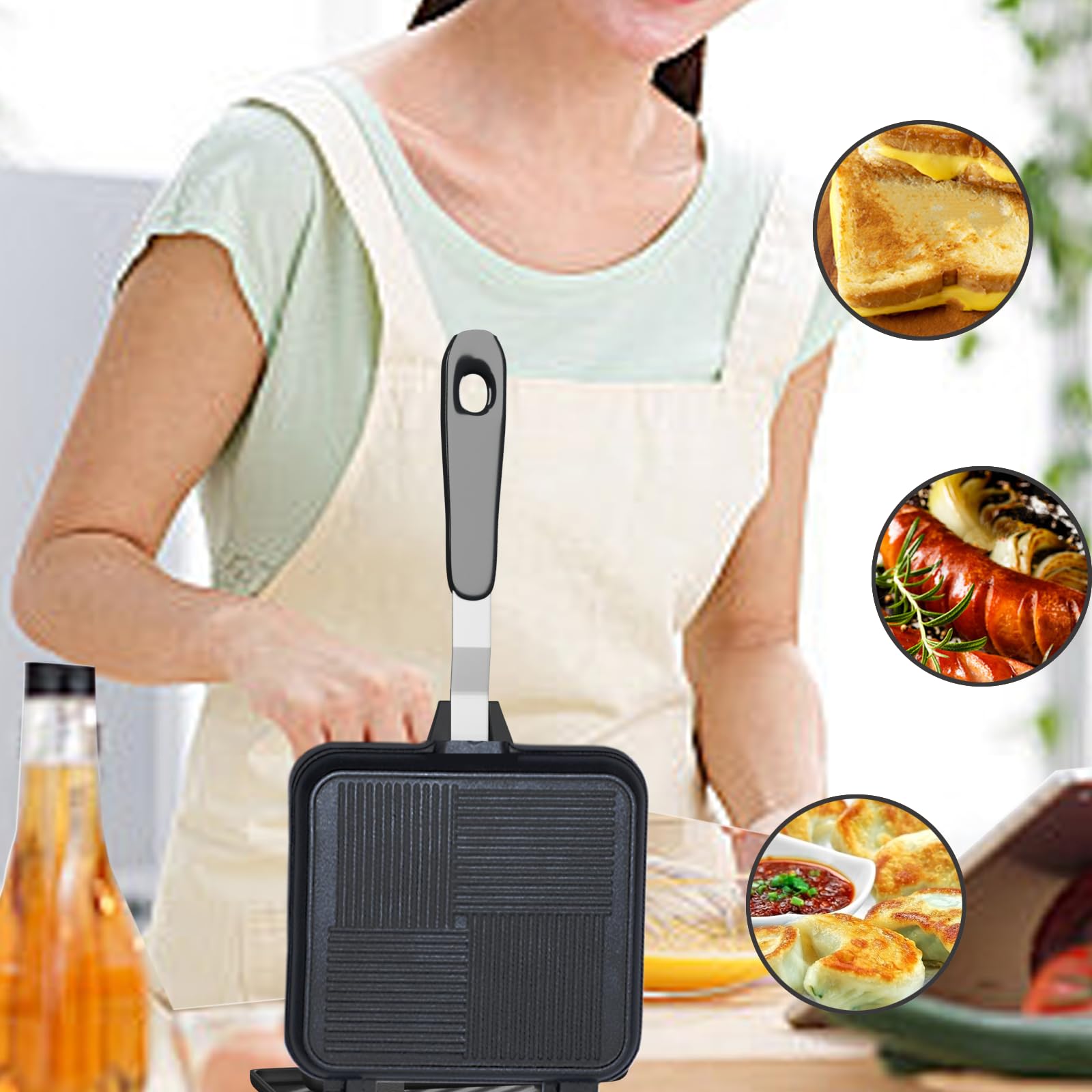 Moule à Toastie Camping Anti-Adhésif Ridge Monkey – Sandwichs Grillés Parfaits En Intérieur Ou Extérieur