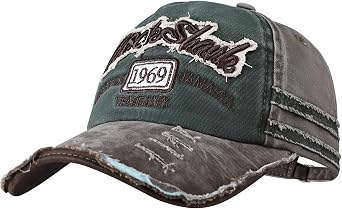 Washed Distressed Cotton Baseball Cap Unisex Adjustable Snapback Trucker Hat Vintage Soft Dad Hat Sun Visor Cap