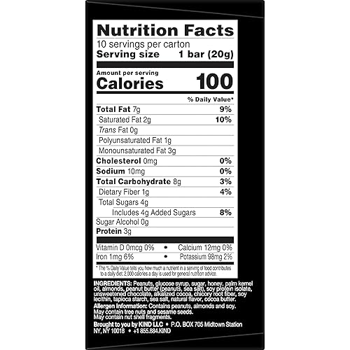 Miniatura 4 de KIND Minis, mantequilla de maní chocolate oscuro, 0.7 oz (paquete de 10)