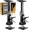 2 Pieces Labor-Saving Arm Door Use Board Lifter Cabinet Jack Clamp Tile Leveling System,Multi-Function Height Adjustment Lifting Device for Door Furniture Panel Cabinet,Set Up to 880 lb/400 kg