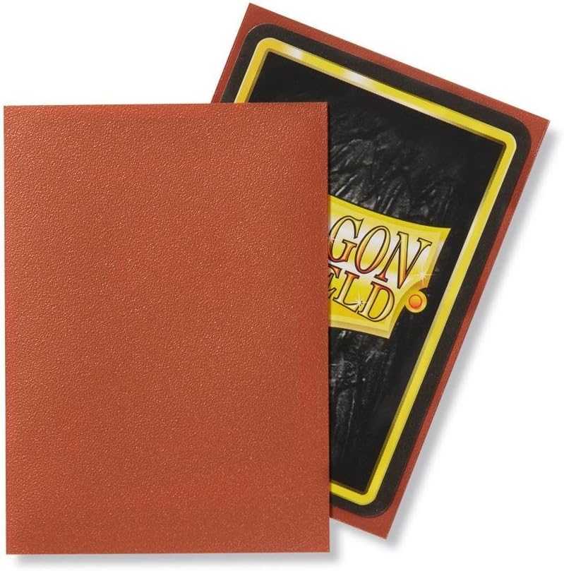 5 Packs Dragon Shield Matte Copper Standard Size 100 ct Card Sleeves Value Bundle!