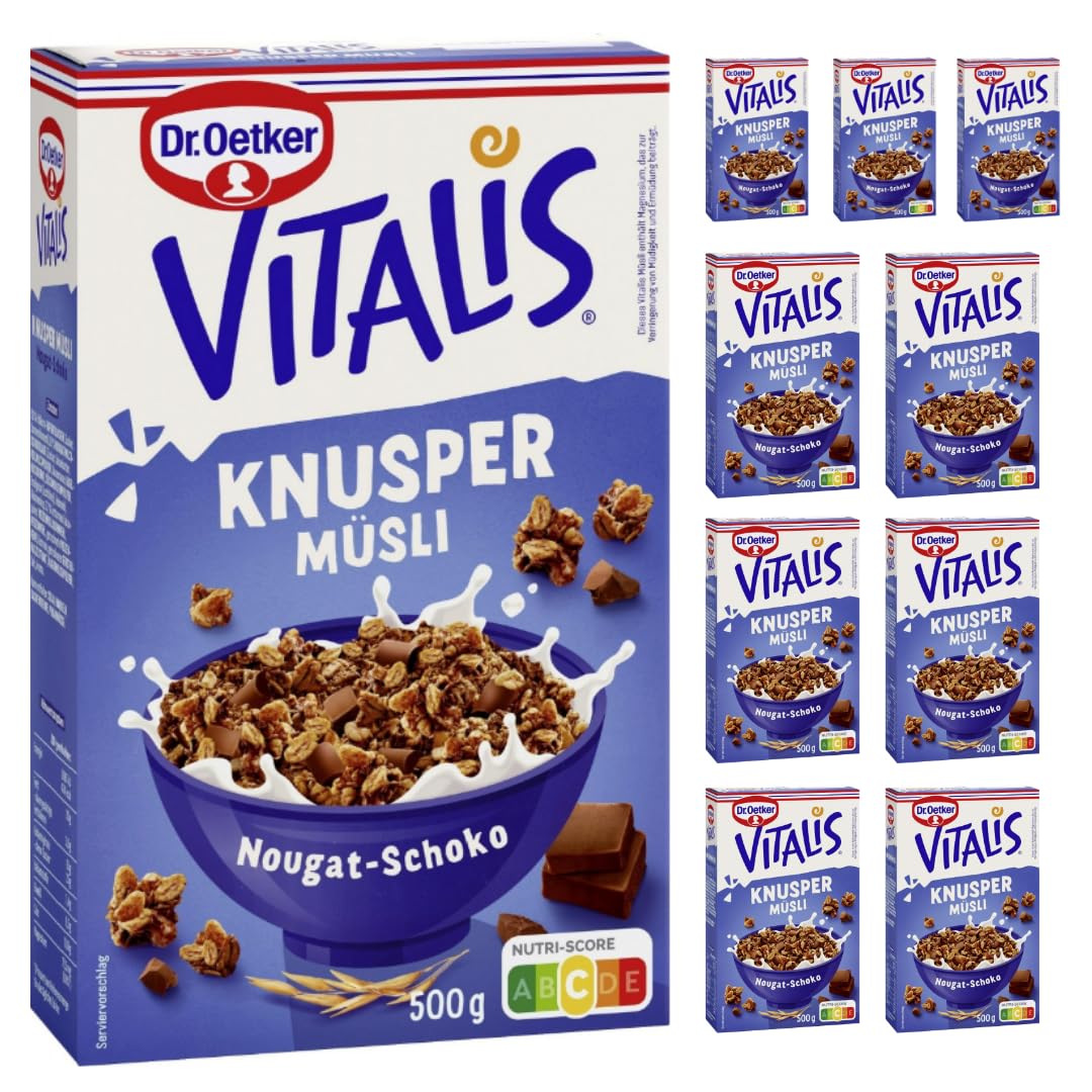 Knusper Müsli Nougat-Schoko 500 g X 10 Packungen