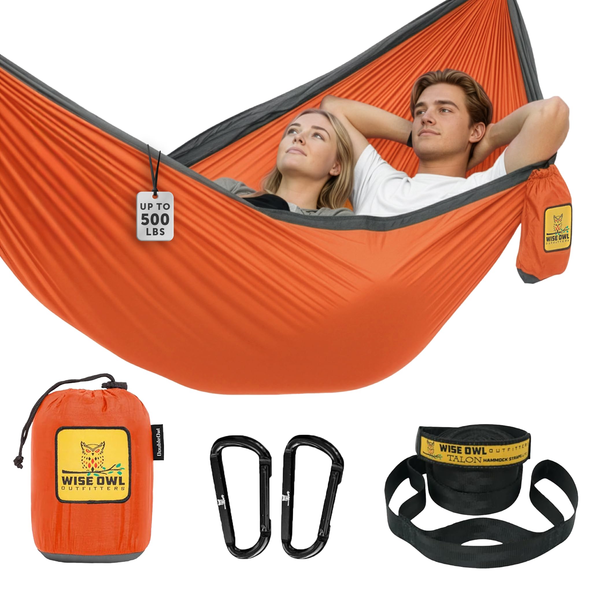Hamac Simple Wise Owl Outfitters Pour Le Camping, Quipement Pour La Randonn E La Survie Ou Les Voyages En Plein Air Nylon Parachute L Ger Et~p123082935