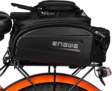 Amazon.com: ENGWE Bike Rear Rack Bag Capacity 17-35L Water Resistant ...