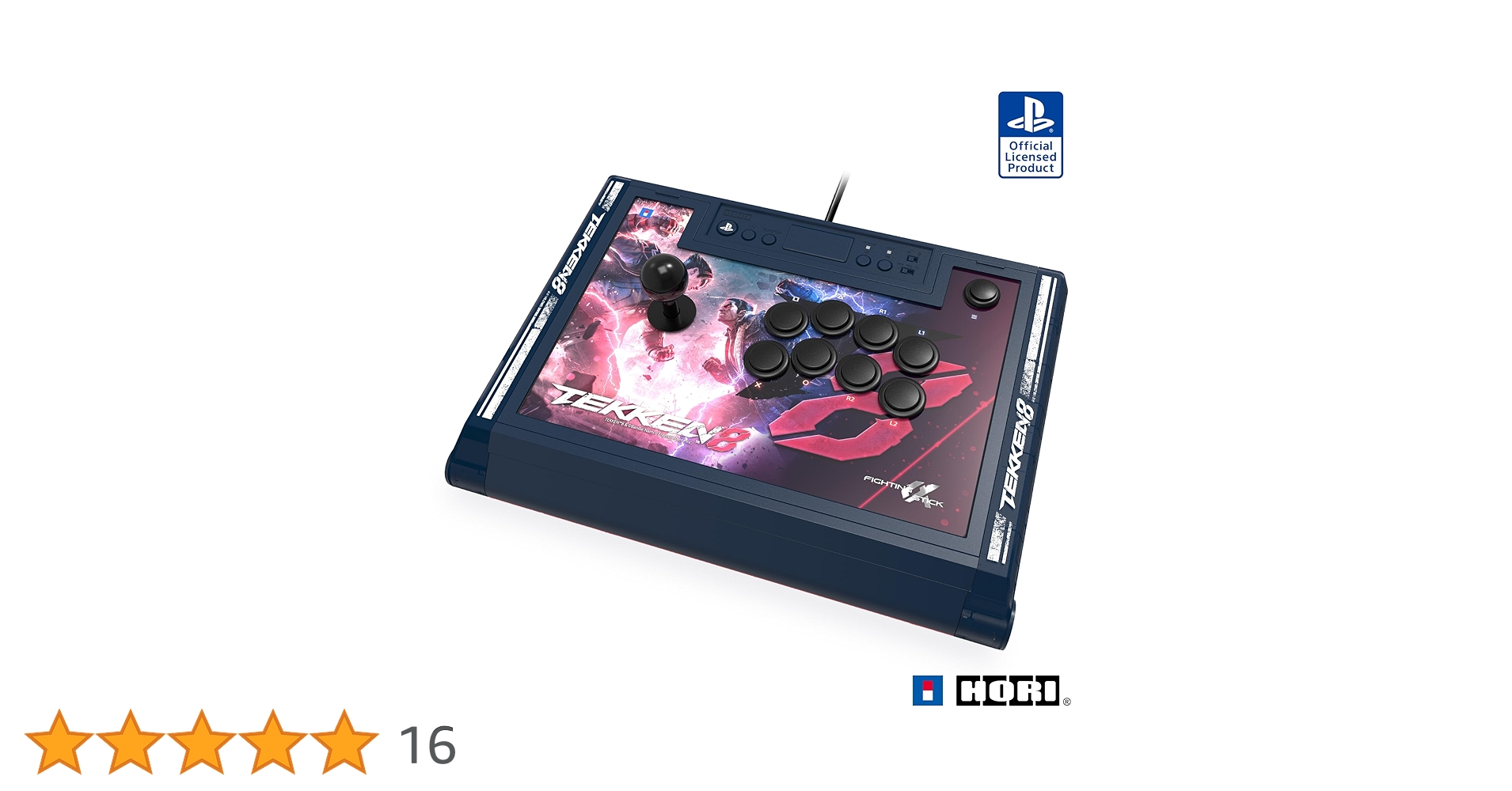 【当日発送・新品未開封】 TEKKEN™8　ファイティングスティックα 鉄拳8 HORIのアケコン「ファイティングスティックα」に鉄拳8デザイン