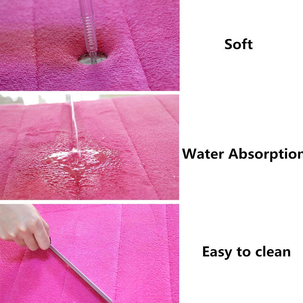 Tappeto Da Bagno Antiscivolo In Memory Foam - Grigio Scuro 30x50 Cm - Foto 11