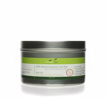 Natural Way Hard Wax Face & Body Waxing | Orange Formula Universal Can - 6oz/170g For normal to dry skin