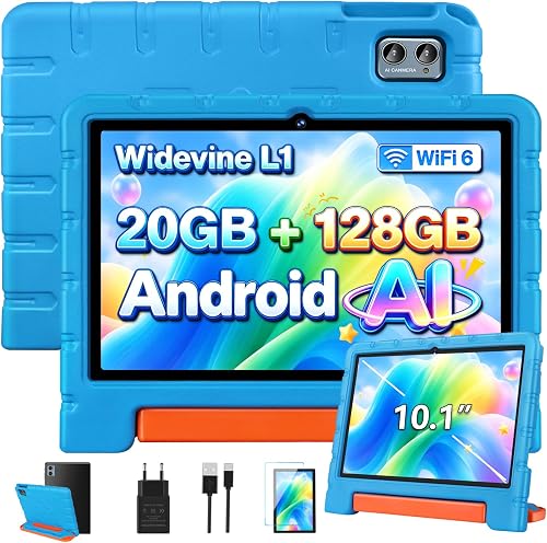 ZIOVO Tablette 10 Pouces Android 14 Tablette Enfants,20Go RAM+128Go ROM(TF 1To),