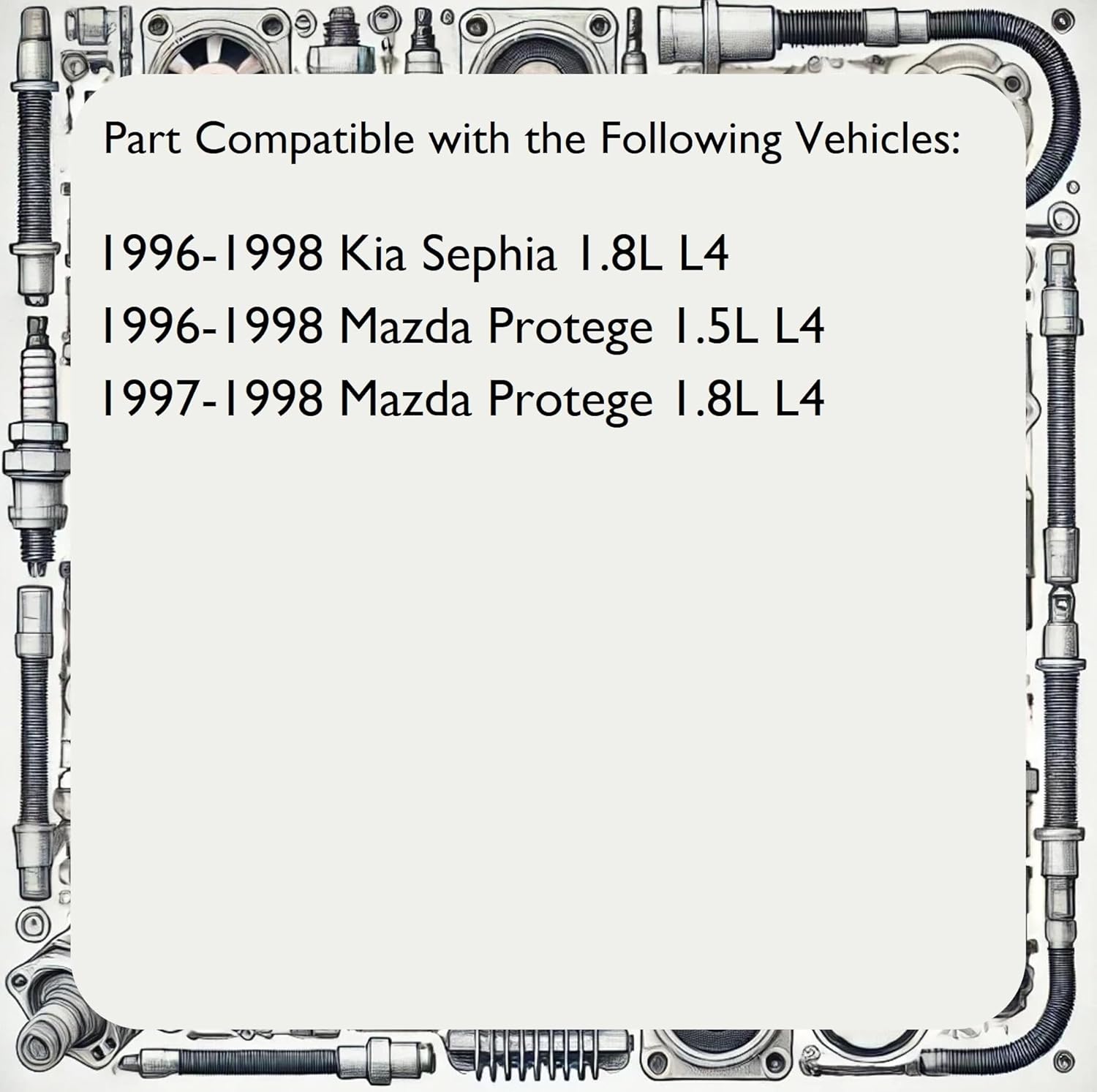 AIP Electronics Complete Premium Electronic Ignition Distributor Compatible with 1996-1998 Kia Sephia Mazda Protege 1.5L 1.8L T2T60371 MZ14 OEM Fit DT2T603