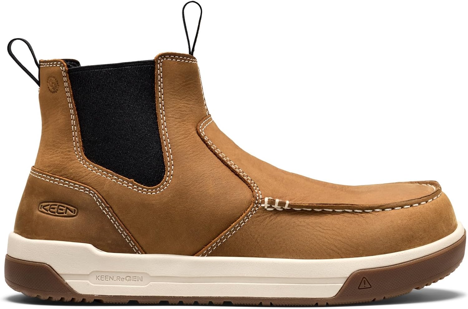 KEEN Utility Men's Gibson Chelsea Composite Toe Non Slip Pull On Work Boots
