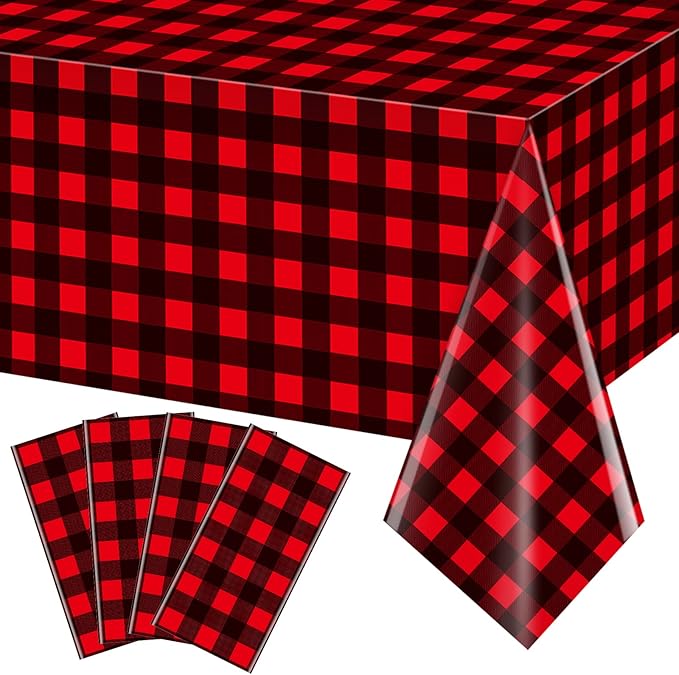 Buffalo Check Plaid Tablecloth