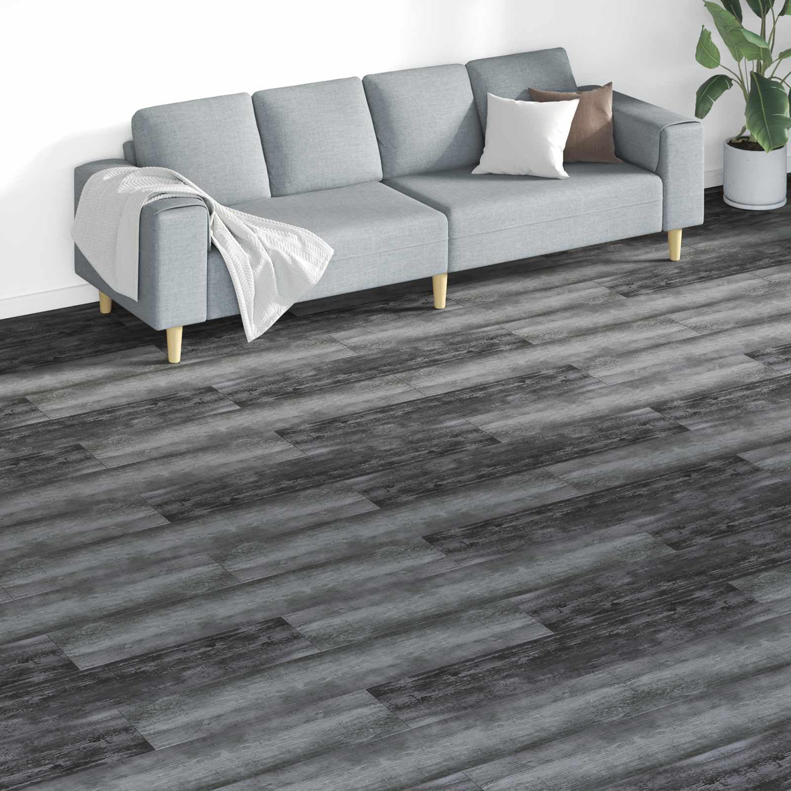 Planches de sol grises en PVC : oubliez les travaux longs et chers