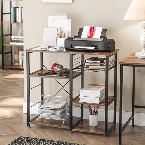 Miniatura 46 de SogesHome Estante de 4 niveles para microondas, estante organizador de almacenamiento de cocina, aperitivo de café para el hogar, cocina, sala de