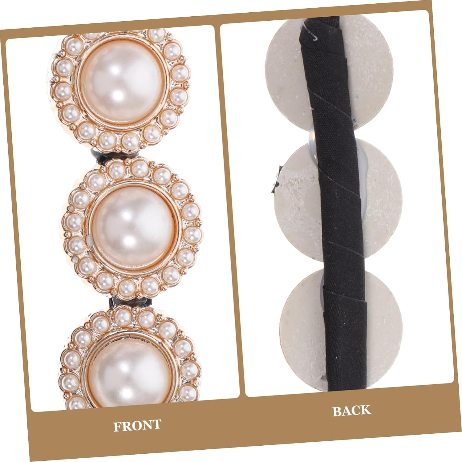 4pcs Pearls Hair Bun Shaper Bun Maker Hair Making Tool for Women Slider
