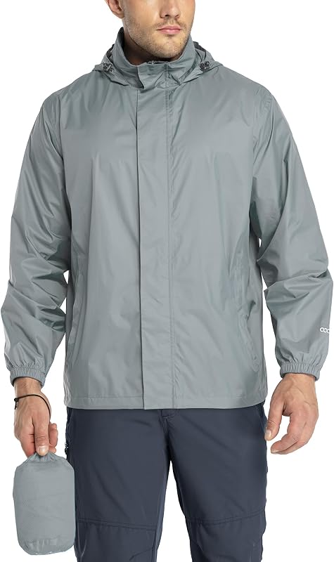 Chubasquero plegable para hombre de 33.000 pies, impermeable ligero para golf