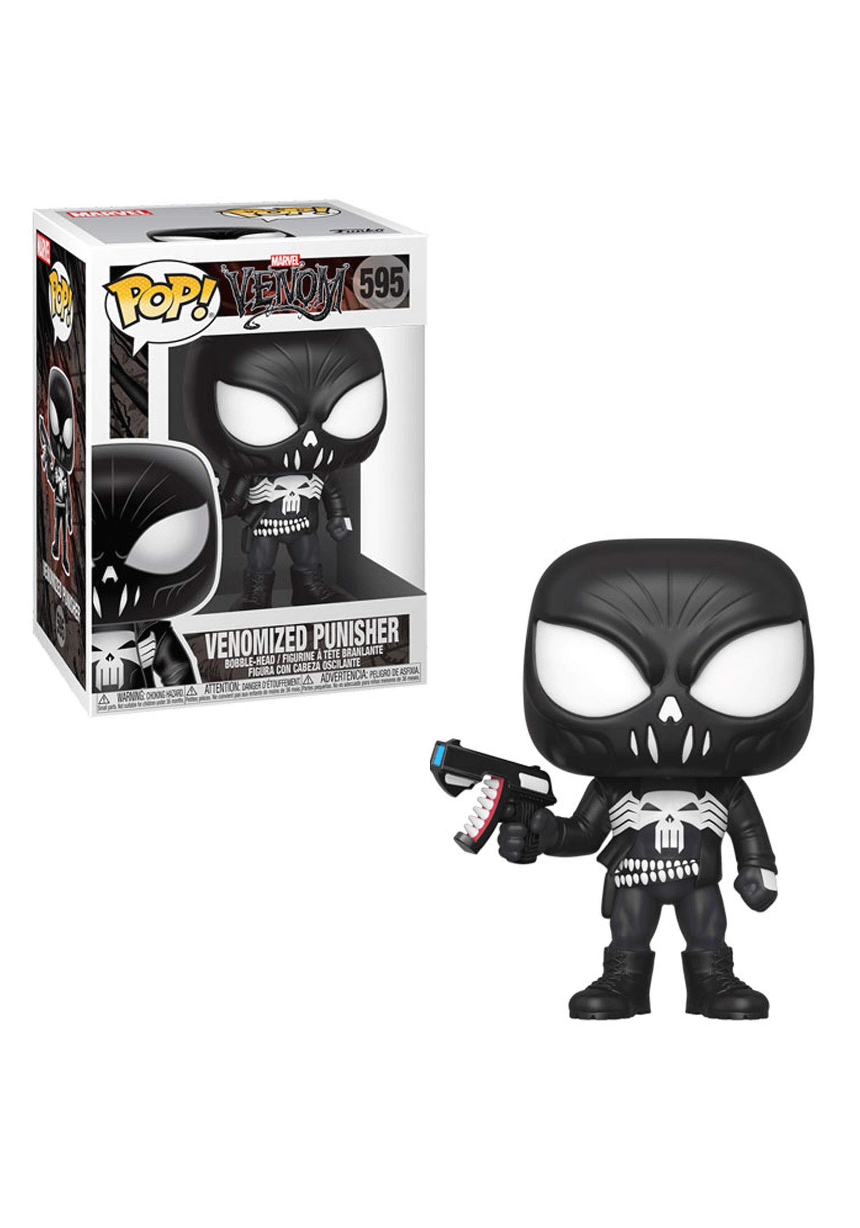 Funko Pop! Marvel: Marvel Venom S3 - Punisher, Action Figure - 46453 3.75 inches