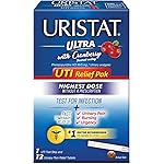 URISTAT Ultra UTI Relief Pack, 1 UTI Test Strip & 12 Pain Relief Tablets (Pack of 2)