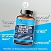 Magnesium Citrate 1480mg - 180 Vegan Capsules not Tablets - Providing 444mg Elemental Magnesium - 3 Month Supply - High Strength Supplements - Made in The UK by Howard & James