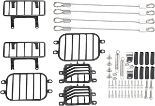 Conjunto de corda de aço para carro RC, resistente ao desgaste preto atraente anti-perdido RC luz capa protetora shell para TRAXXAS G500 para carro 1/10 RC