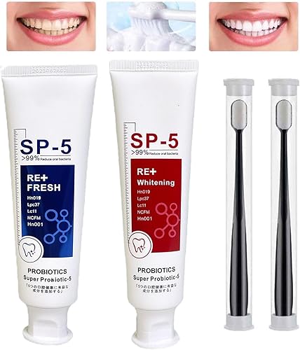 SP-5 Pasta de dientes, we2c Pasta de dientes blanqueadora, SP-5 Ultra Blanqueamiento Pasta de dientes probiótica, Pasta de dientes blanqueadora SP