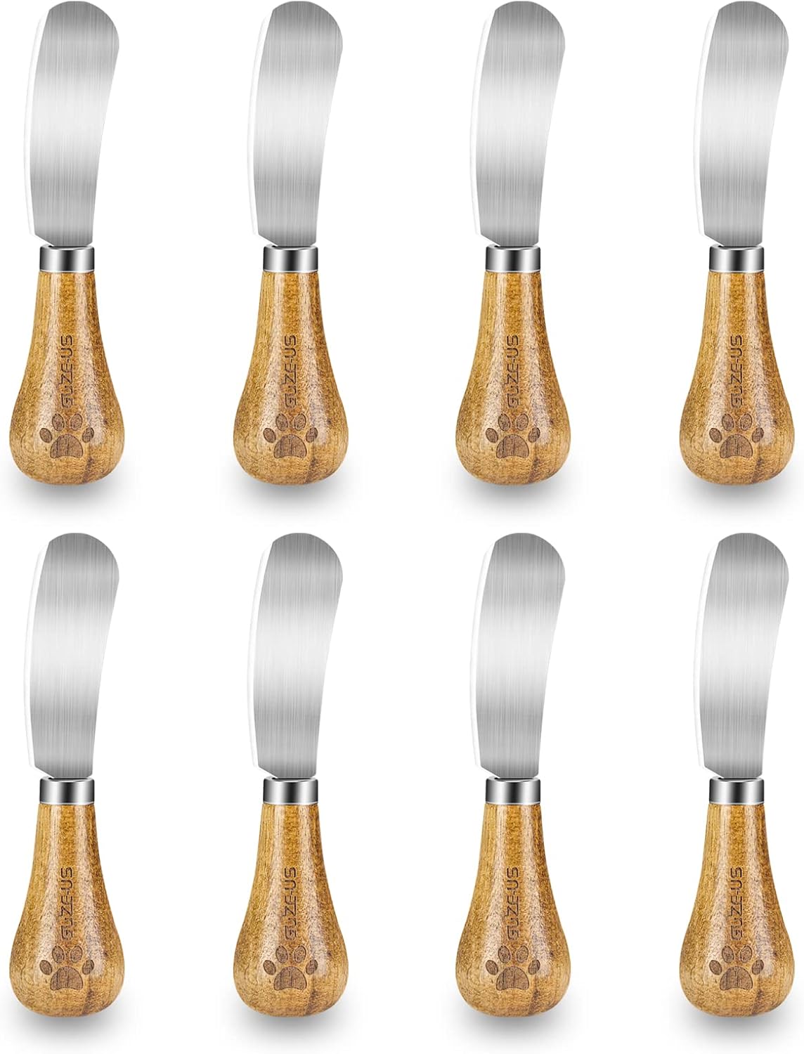 GUZEUS Butter Knife (8 PCS),Standing Cheese Butte Spreader