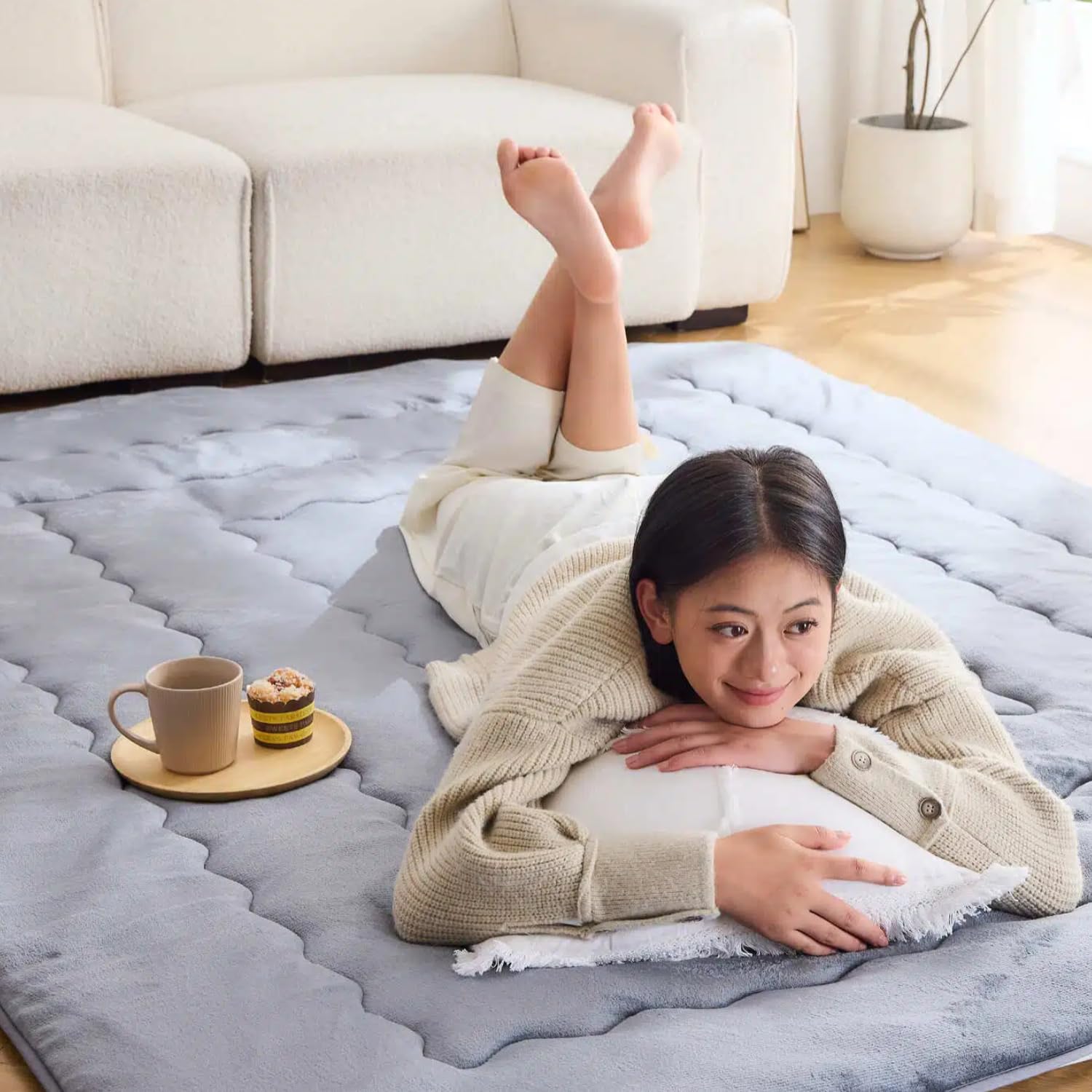 Amazon｜EMME こたつ敷き布団 長方形 コタツ布団 暖かいこたつ