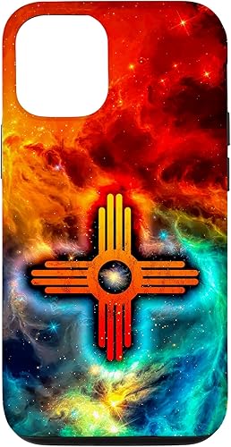 Funda para iPhone 14 Pro Zia Sun Zia Pueblo Nuevo México Nativos Americanos Sagrado Symbol