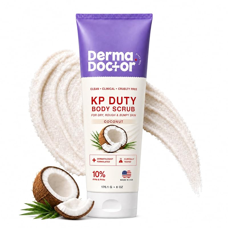 Esfoliante corporal DERMAdoctor KP Bump Eraser Coconut, 259 g