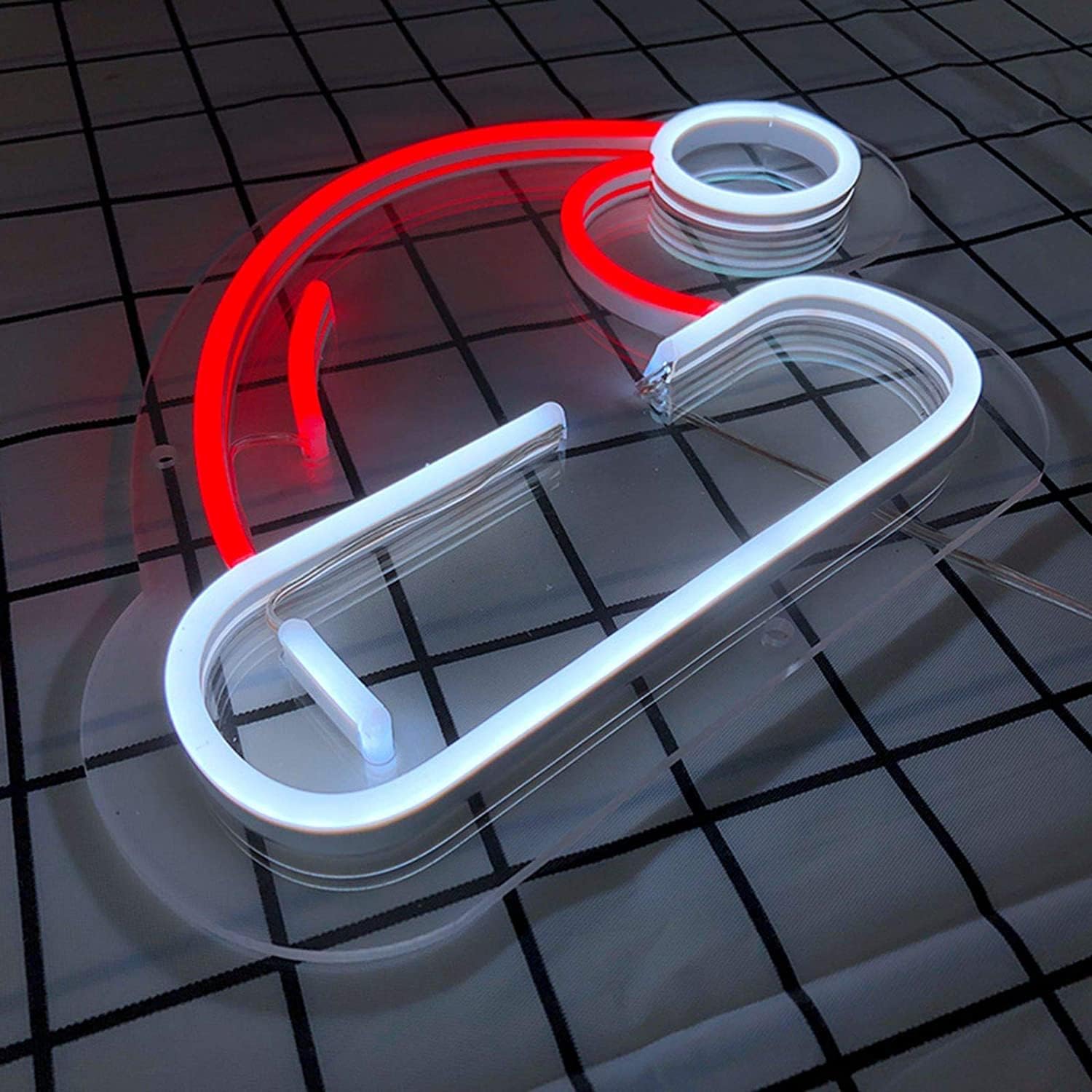 Neon Light Sign Outdoor Waterproof Merry Christmas Hat Neon sign Led Flex Visual Art Bar Pub Club Wall Hanging Flexible Neon Decor 11.8x7.8in