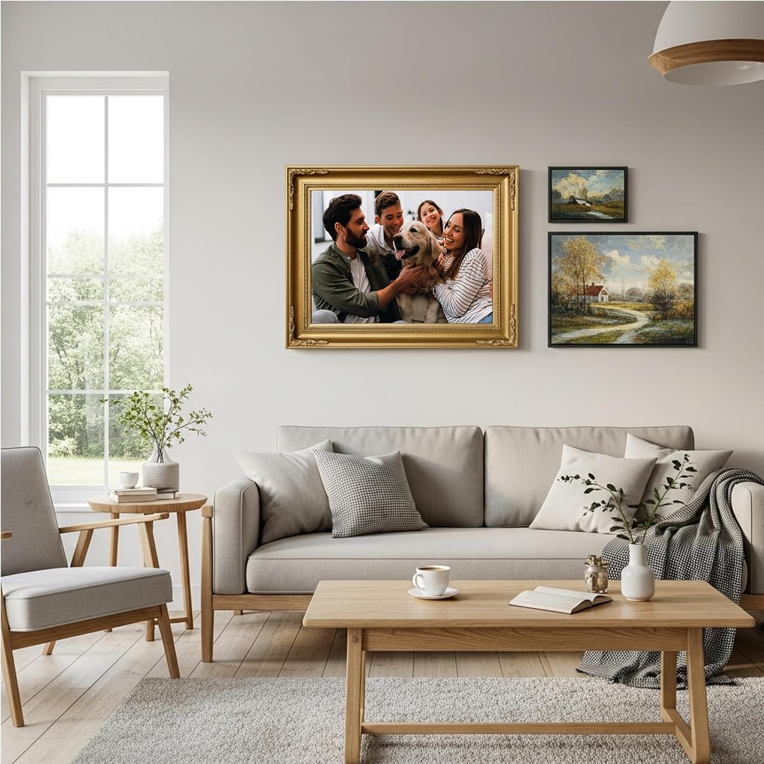 Custom Paint by Numbers from Photo Kit - Personalized DIY Canvas with Photo Upload Create Your Own Masterpiece for Adults,Teens, Gift for Couples (Framed, 16X20IN)