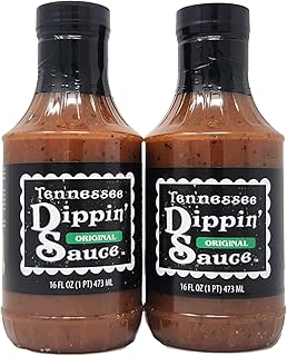 Tennessee Original Dippin' Sauce, 16oz, Barbecue Marinade, 2 Pack
