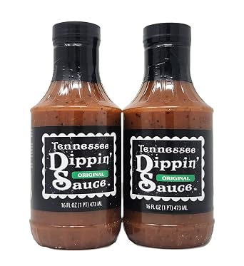 Tennessee Original Dippin Sauce, 16oz, Barbecue Marinade, 2 Pack