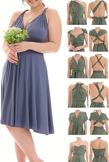 Juvell Brautjungfernkleider kurz Plus Size Infinity-Dress Curvy - 1100-C