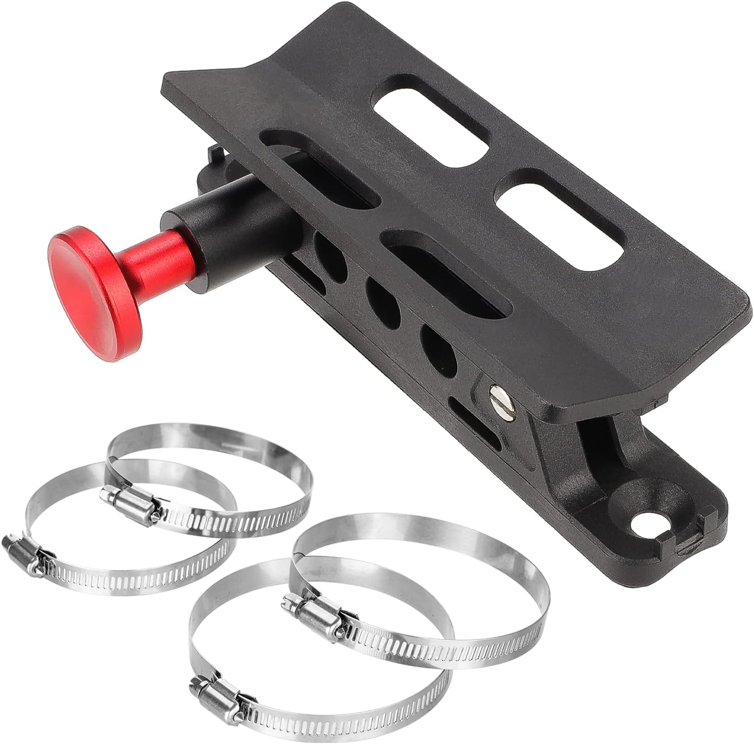 Quick Release Fire Extinguisher Holder Mount Bracket High Density Nylon Roll Bar Mount Bottle Holder Adjustable with 4 Clamps for Wrangler TJ JK JL JKU UTV Polaris RZR Ranger