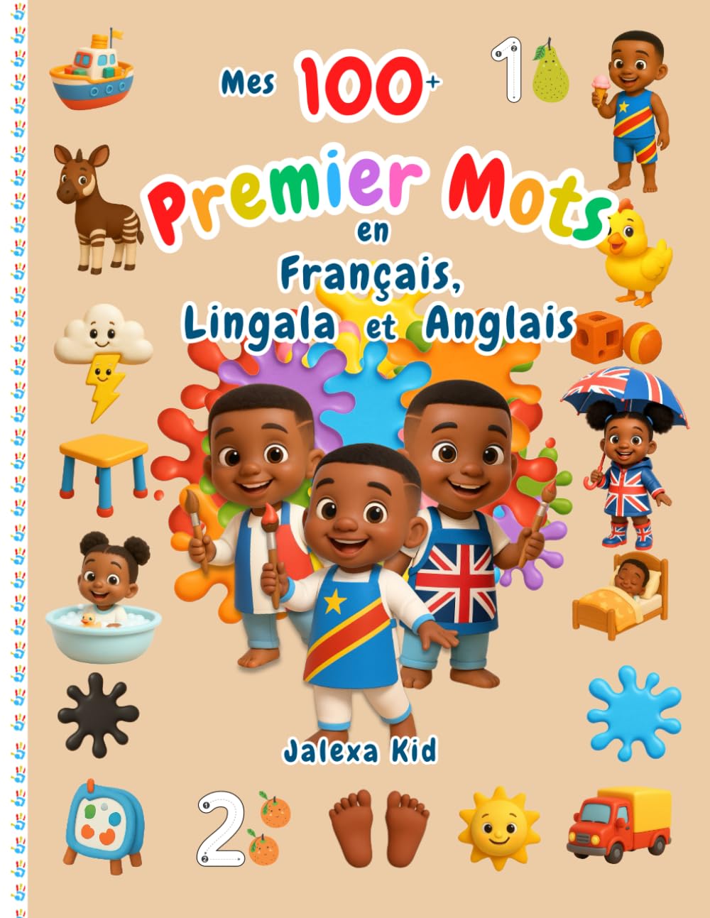 Mes 100+ Premier mots en Français, Lingala et Anglais