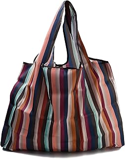 BEEFLYING Foldable Eco-Friendly Nylon Grocery Bags Foldable Reusable Waterproof Shopping Tote Bags